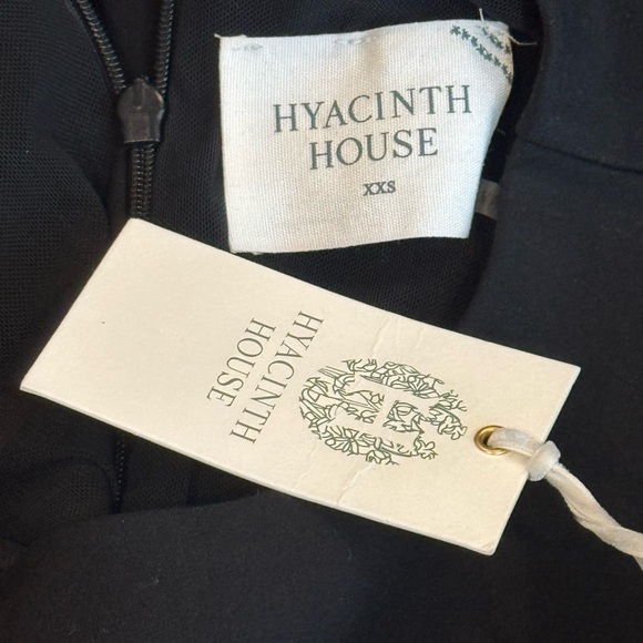 Tuckernuck Hyacinth House Francie Fringe Maxi Dress Black Metallic XXS NWT - Picture 10 of 13